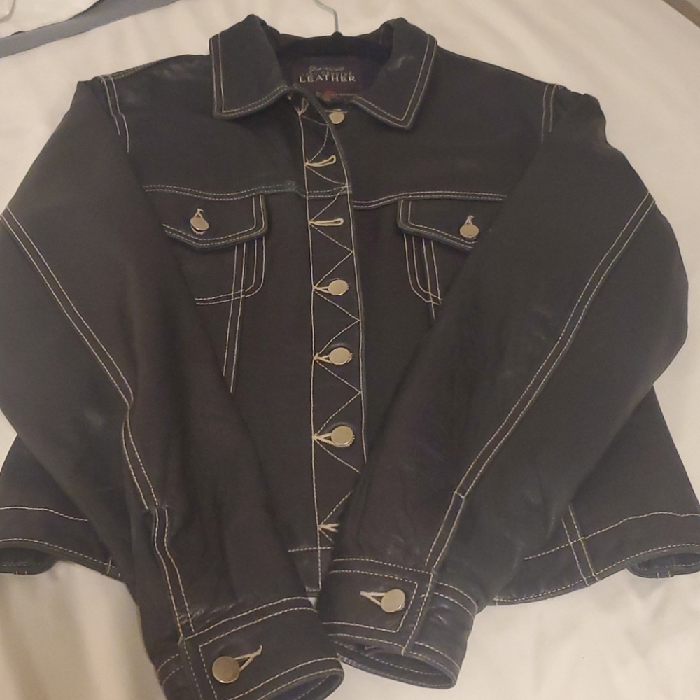 Leather jacket